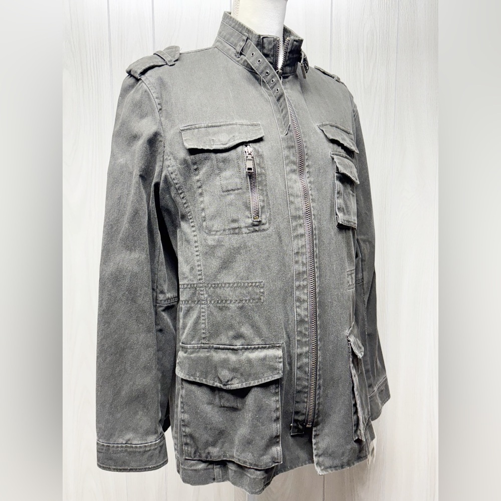 INC International Concepts Utility Denim Jacket - Size Medium